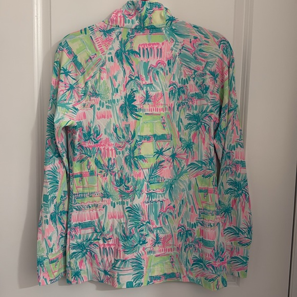 Lilly Pulitzer Luxletic Full Zip Meryl Jacket Perfect Match Size Medium - Picture 4 of 5
